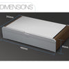 AUBLIQ Watch Box Silver 12 Slot