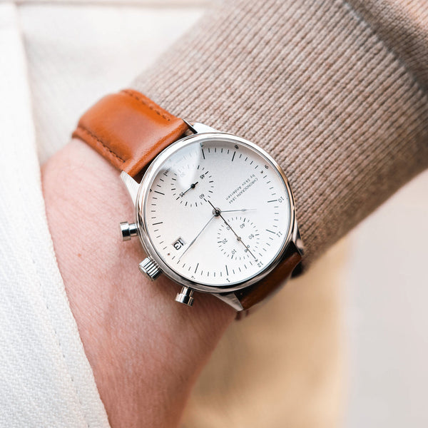 About Vintage Chronograph 1844 Steel / White