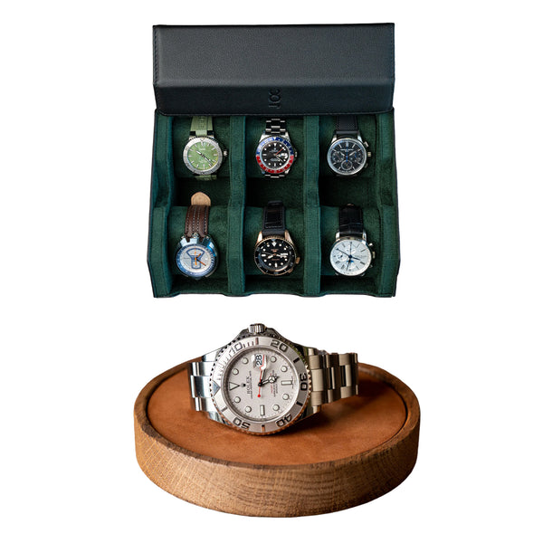 Make your own set (6 Slot Watchbox + Watchmat)