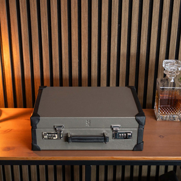 Suitcase For 15 Watches - Dark Grey