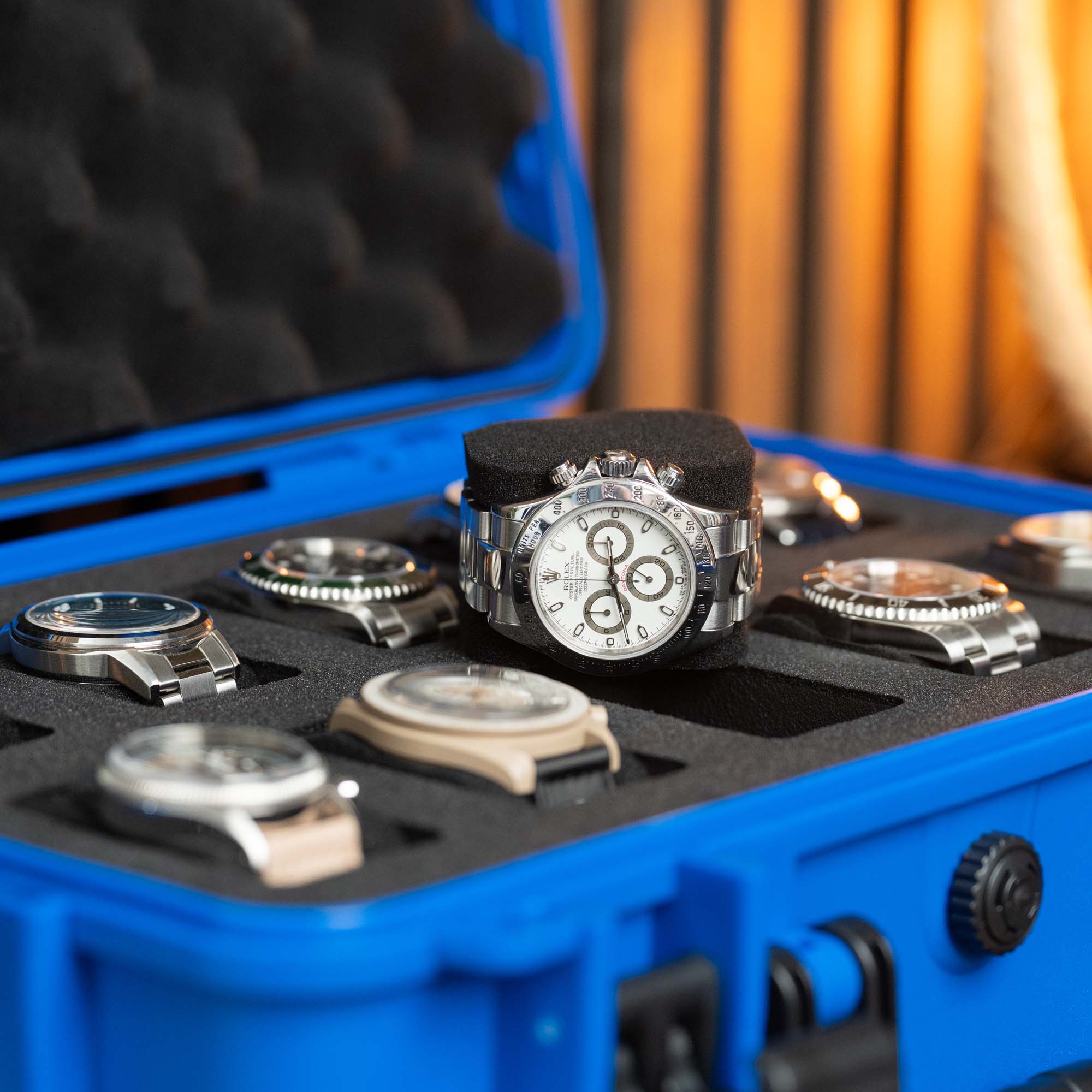 Ocean Blue 10 Slot Watch Box