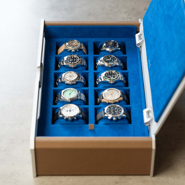 AUBLIQ Watch Box Grey 12 Slot