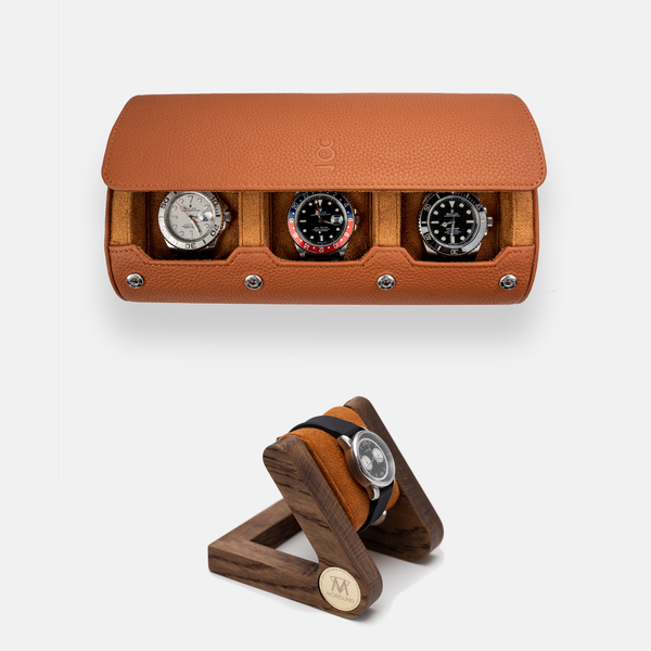Watch Roll Large + Morelund Watch Stand