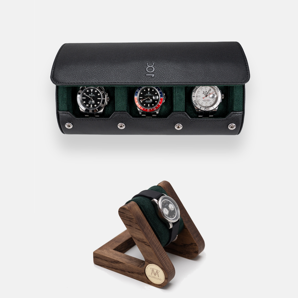 Watch Roll Large + Morelund Watch Stand