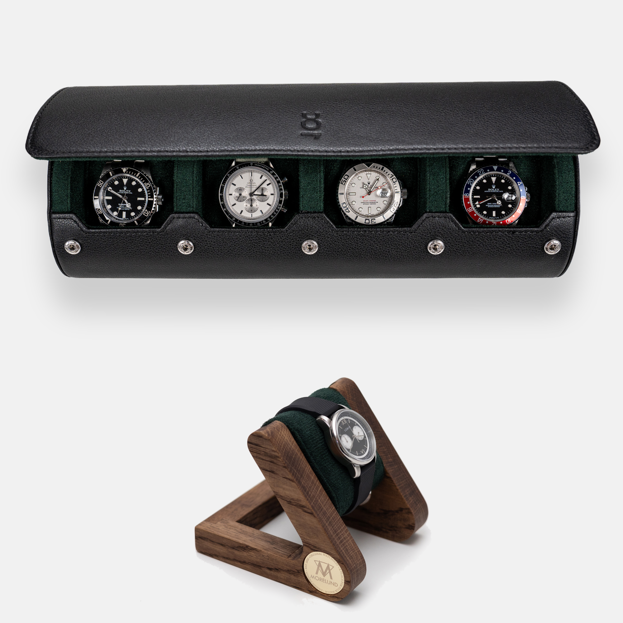 Watch Roll Extra Large + Morelund Watch Stand