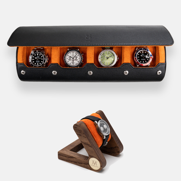 Watch Roll Extra Large + Morelund Watch Stand