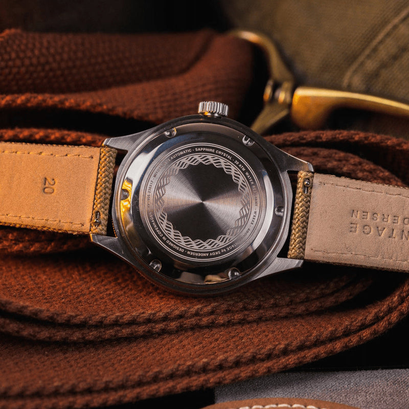 About Vintage Marine Automatic 1956, Steel / Blue