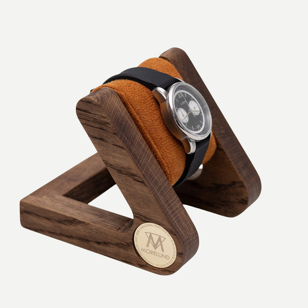 Morelund Watch Stand - Dark Oak - Brown