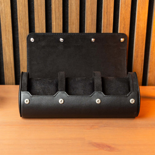 Personalized Watch Roll Large - All Black