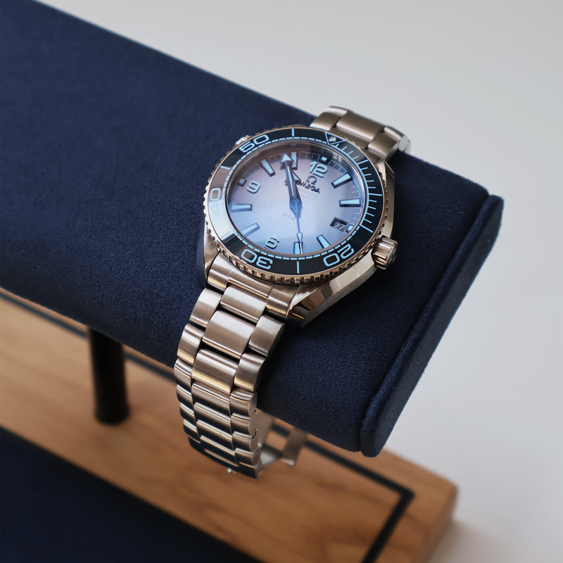 Foxton - Marine Blue & White Oak