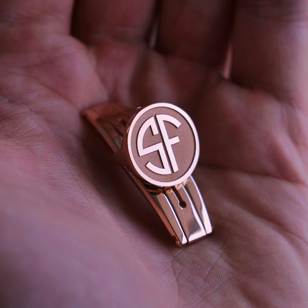 Personalized Watch Clasp Gold Plated