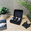 Square Watch Box 6 Slot - Navy Blue Litchi
