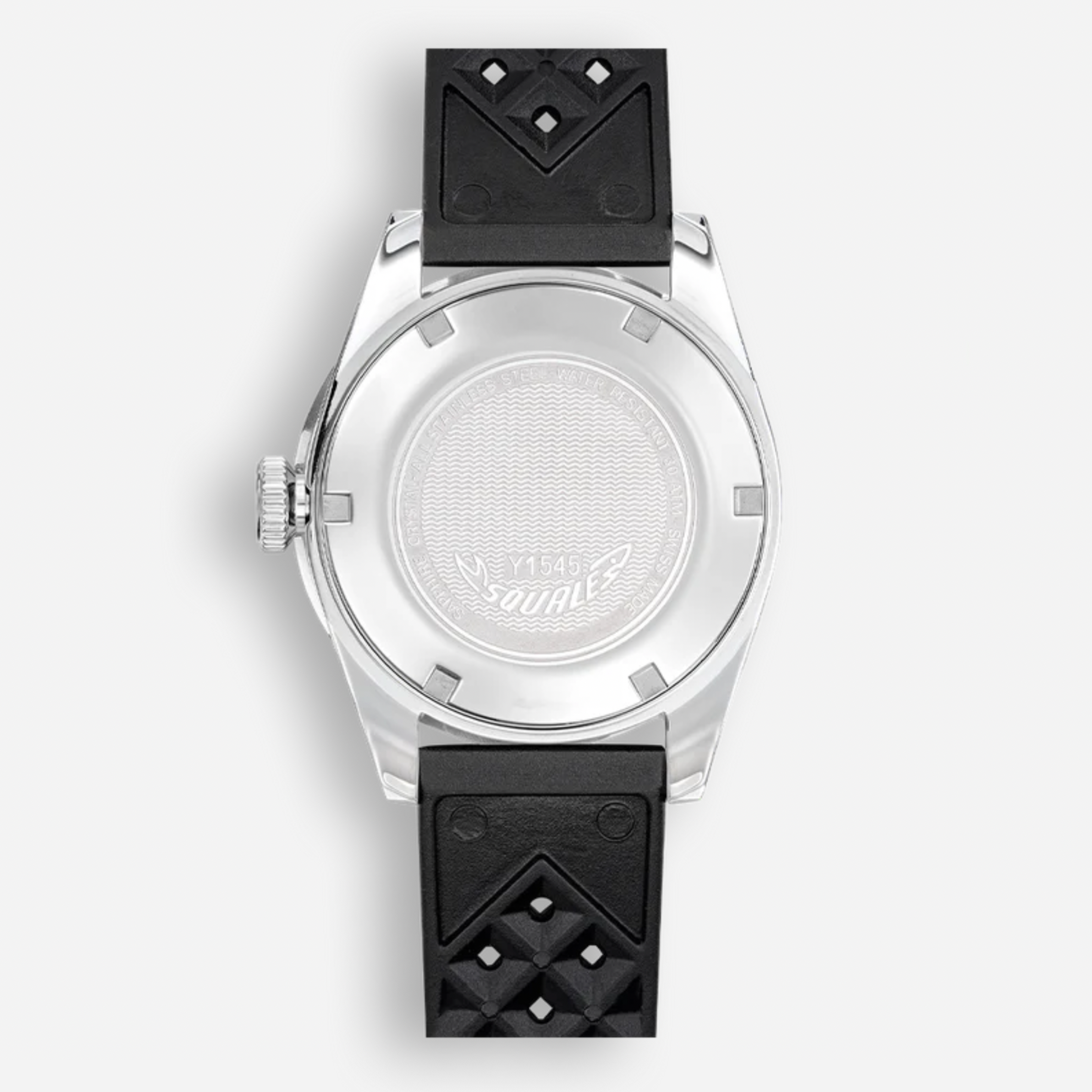 Squale 1545 Black Rubber