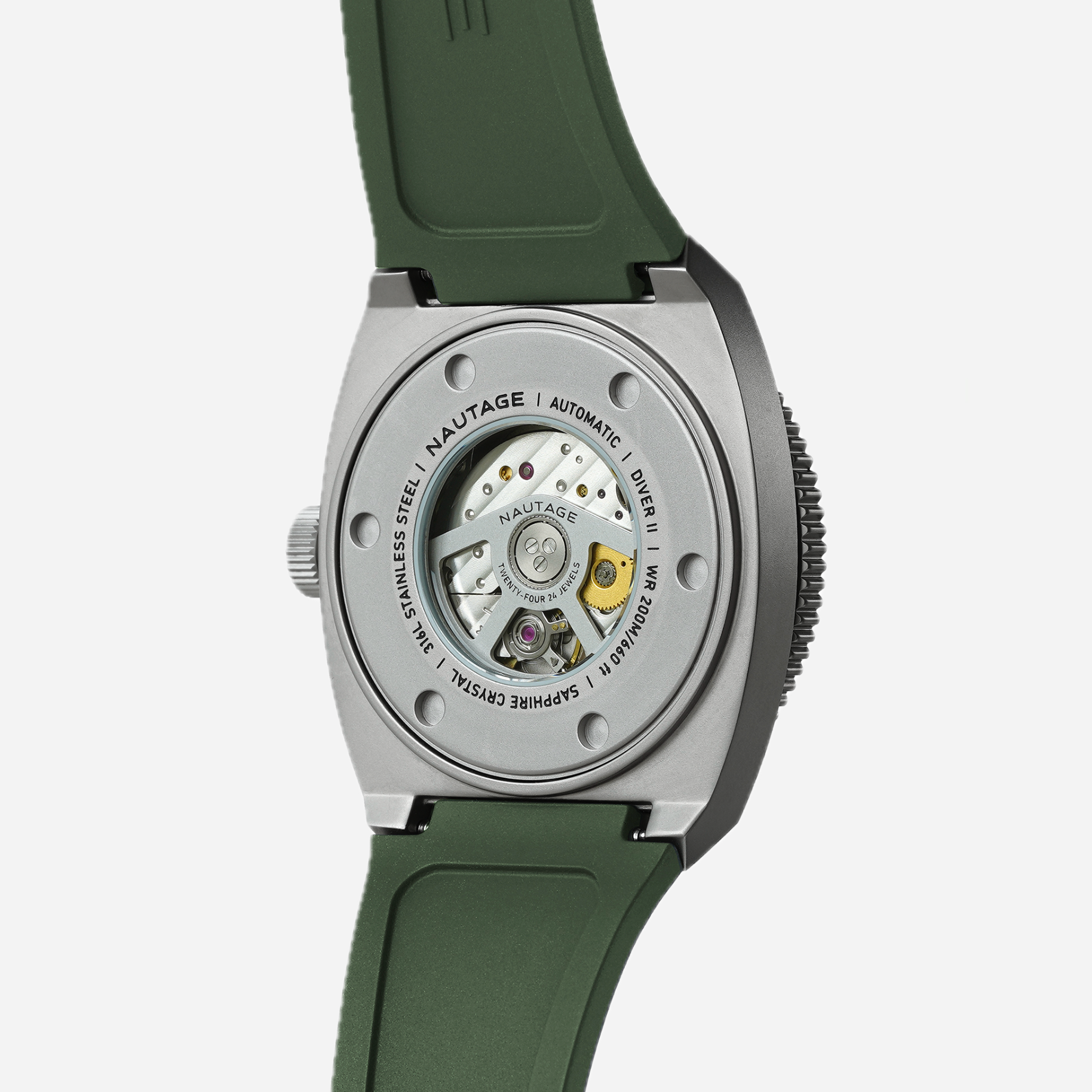 Nautage Diver II - Silver Green