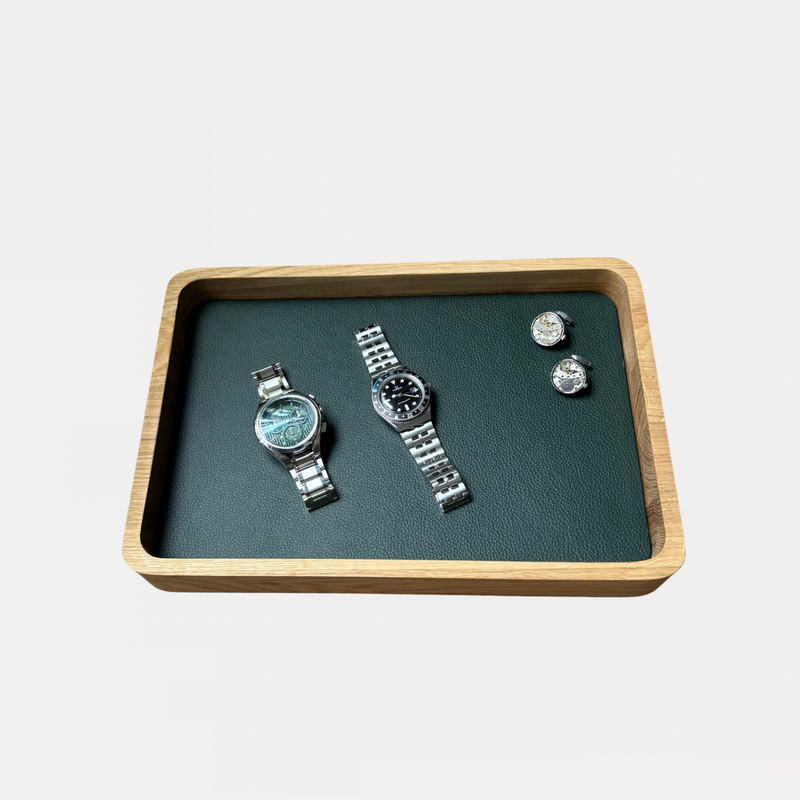 Watch Tray Tall - Natural Oak