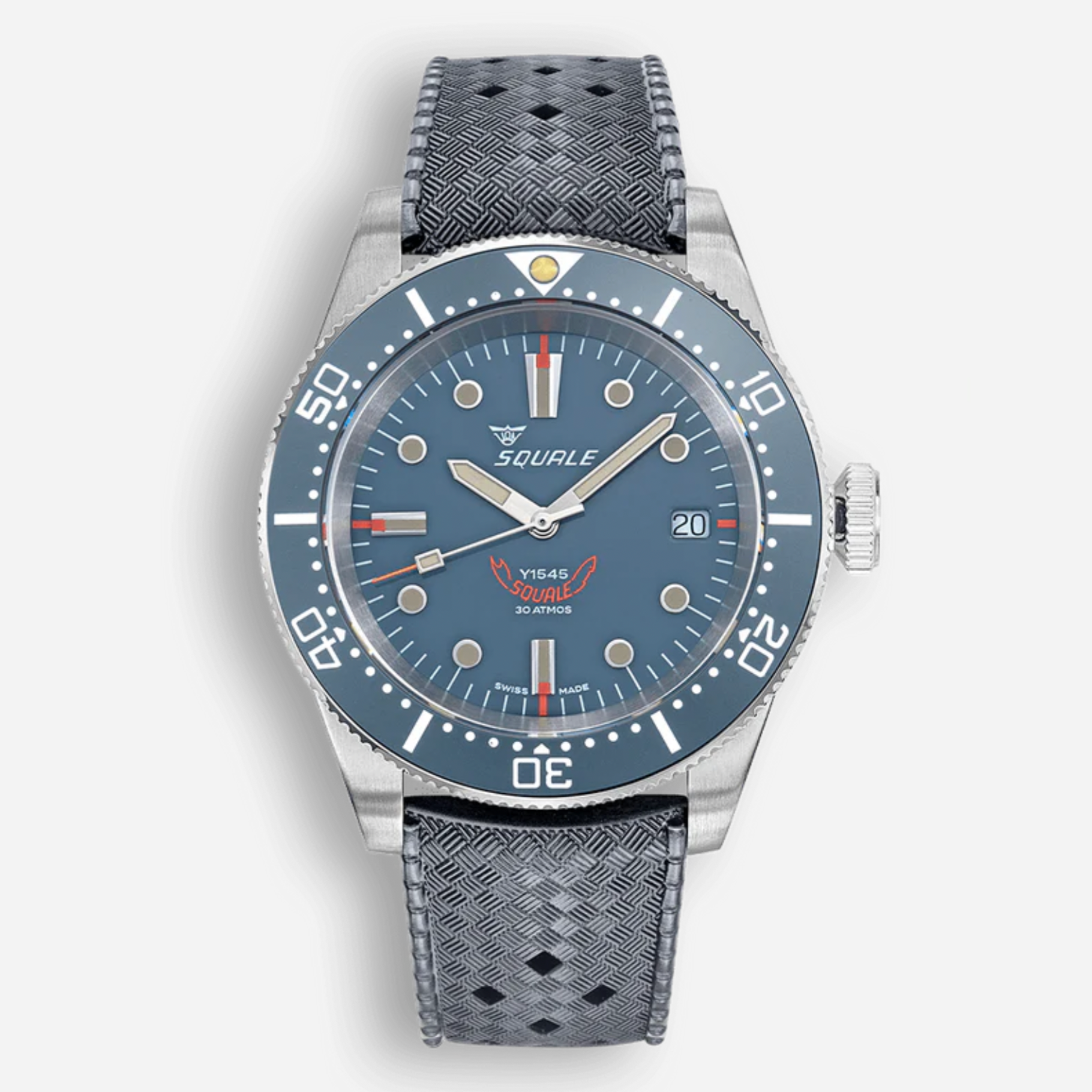 Squale 1545 Grey Rubber