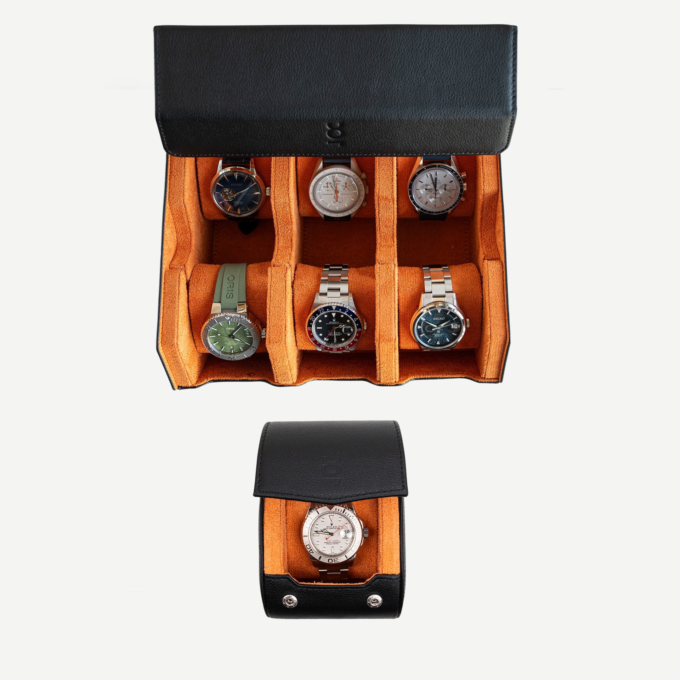 Make your own set (6 Slot Watchbox Single Watch Roll)