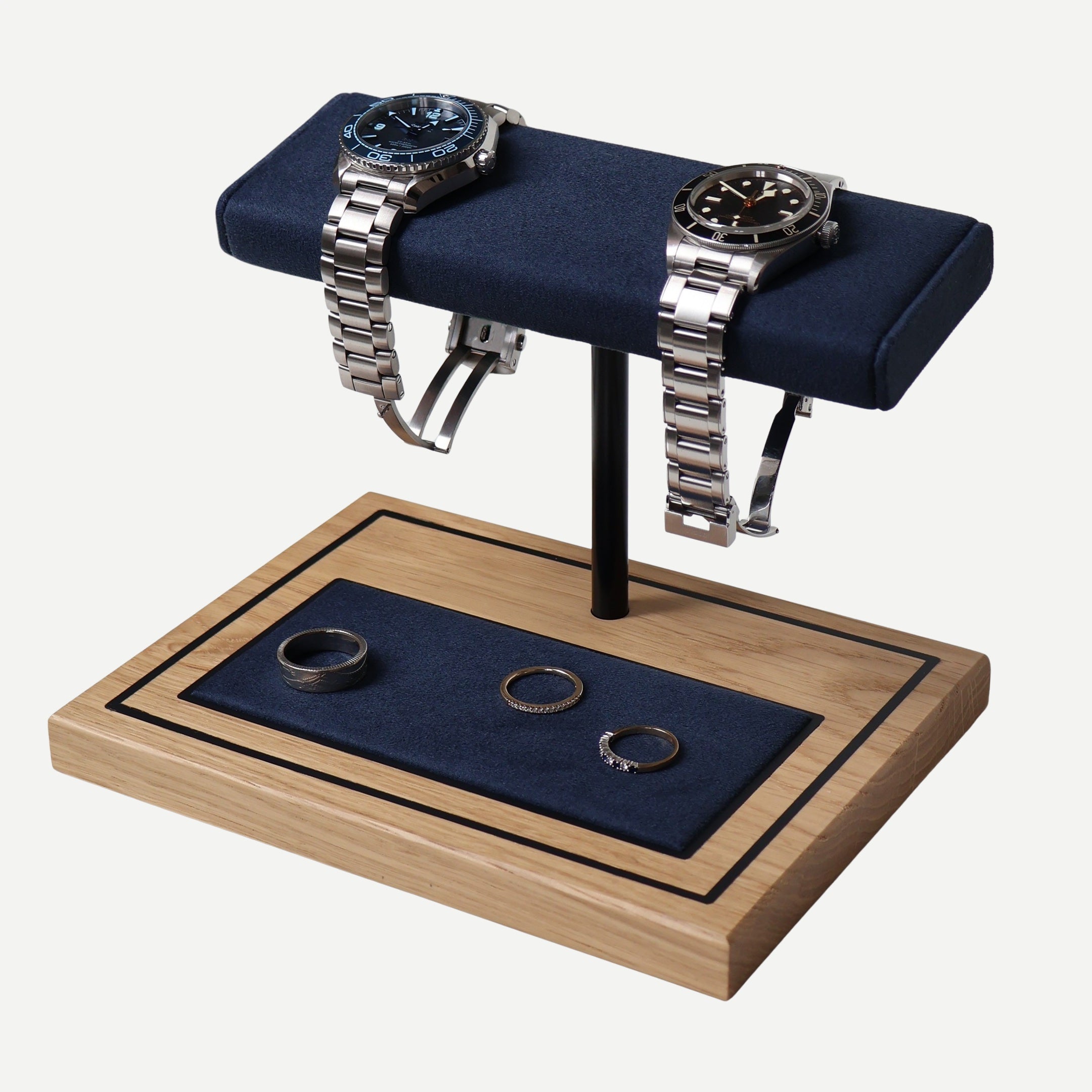 Foxton - Marine Blue & White Oak