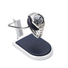 AUBLIQ Watch Stand Silver Navy Blue