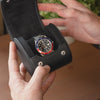 Personalized Single Watch Roll - All Black