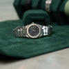 Hexagon Green Saffiano 8 Slot Watch Box