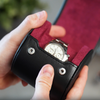 Personalized Single Watch Roll - Black Cherry