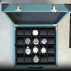 Suitcase For 20 Watches - Dark Green