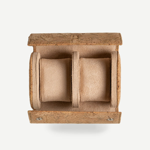 Tuscany Cork 2 Slot Watch Roll