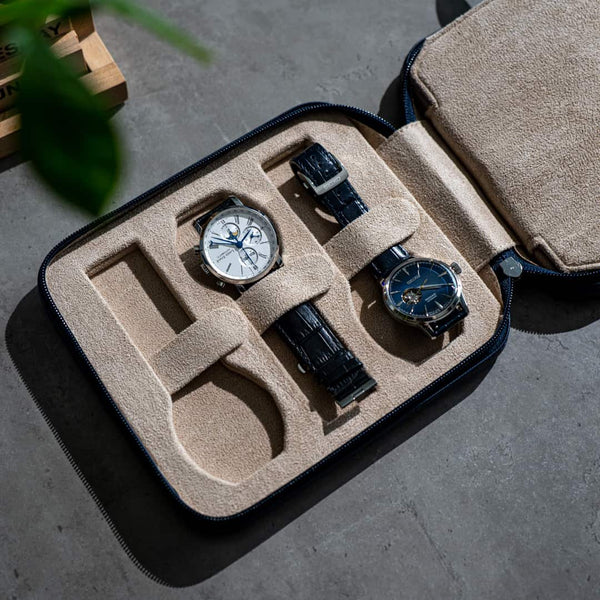 Flat, 6 pc, blå, beige-10