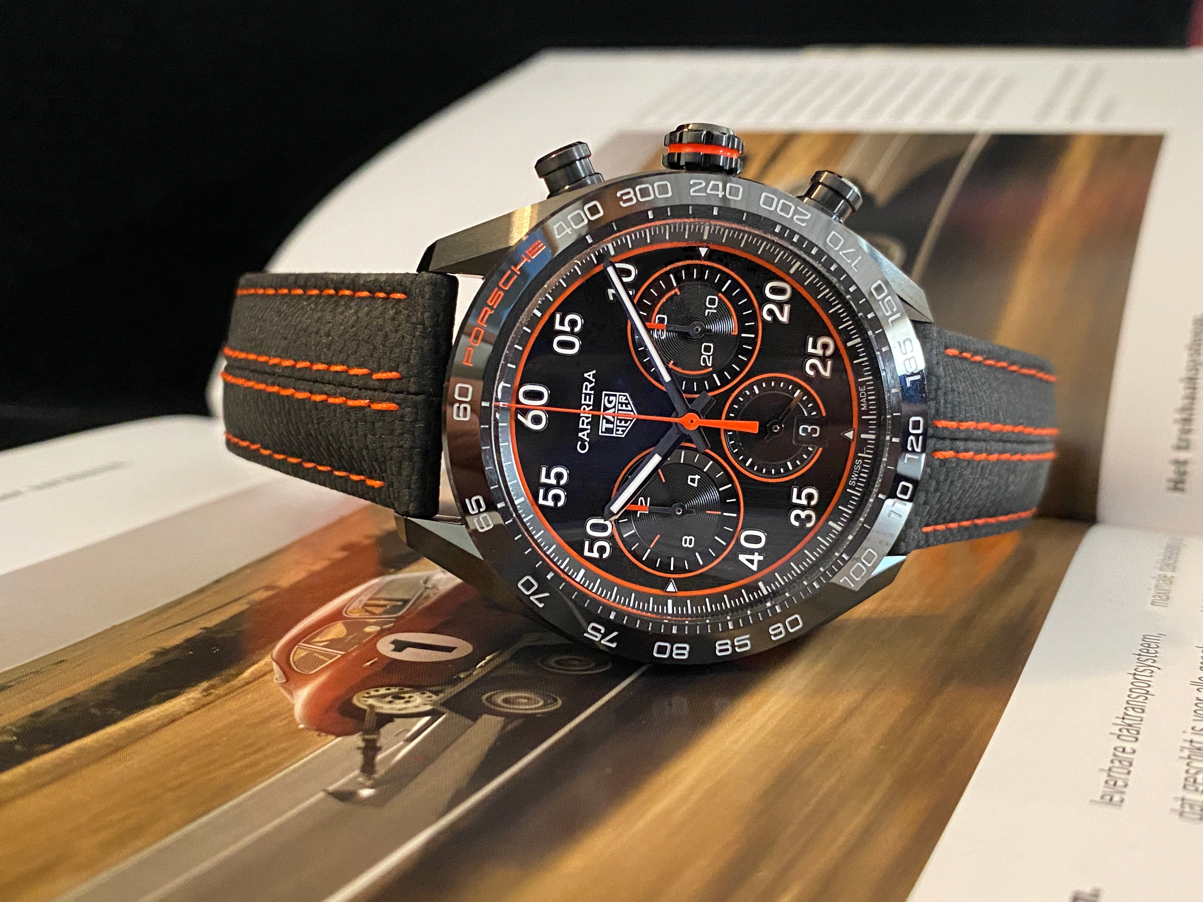 Winding a TAG Heuer