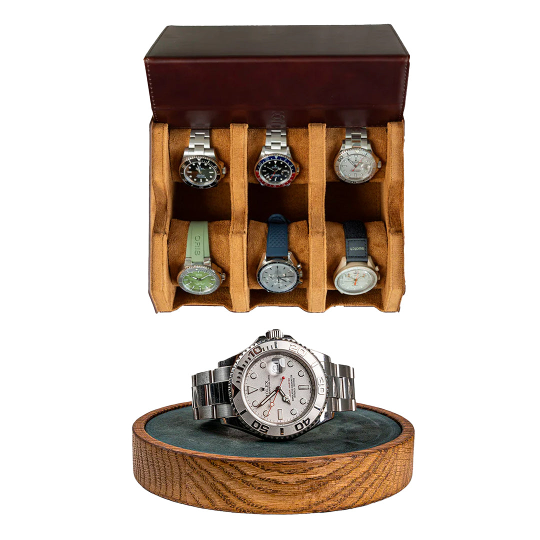 Make your own set (6 Slot Watchbox Watchmat)