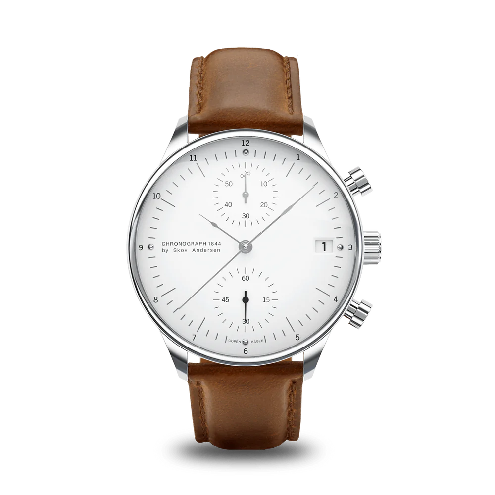 About Vintage Chronograph 1844 Steel / White