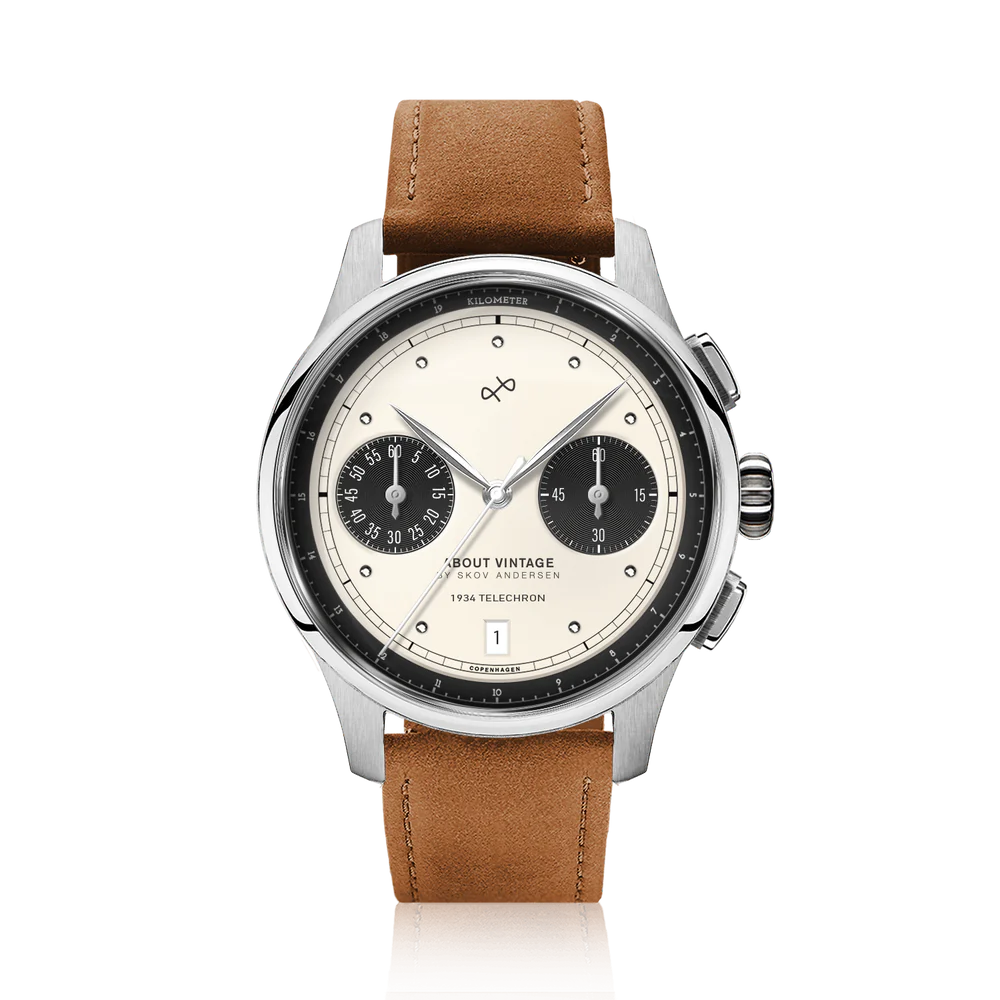 About Vintage 1934 Telechron, Steel / White & Black