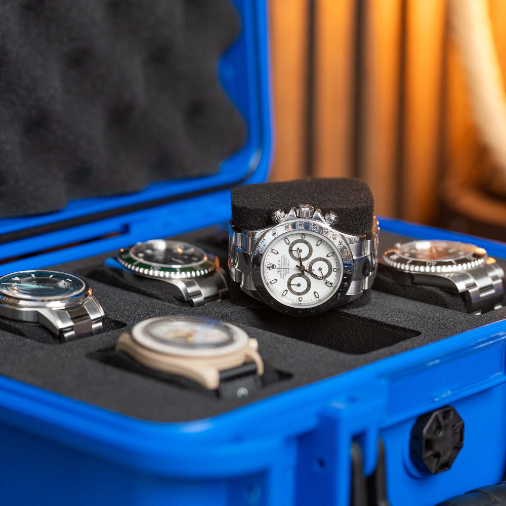 Ocean Blue 6 Slot Watch Box