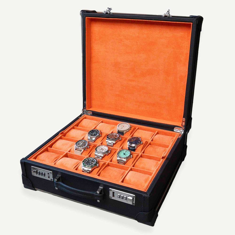 Suitcase For 20 Watches - Black