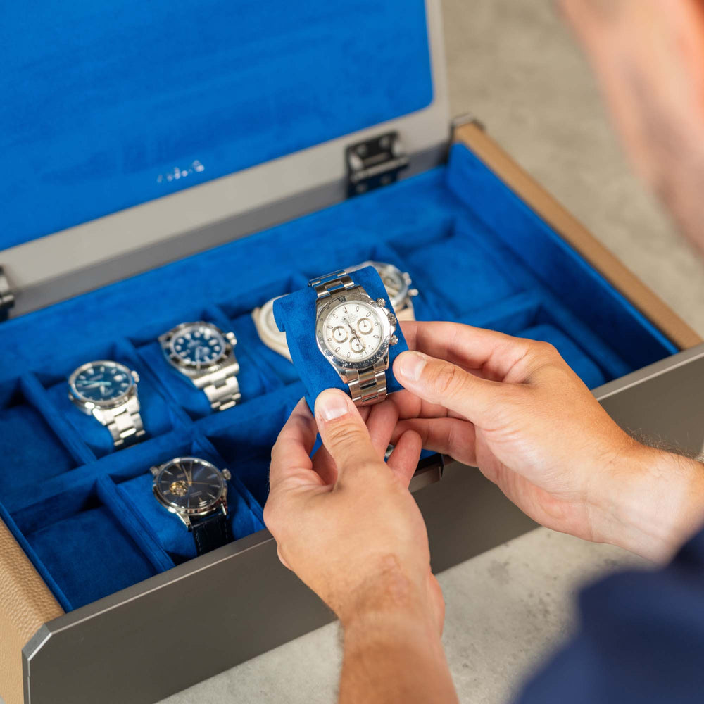 AUBLIQ Watch Box Grey 12 Slot