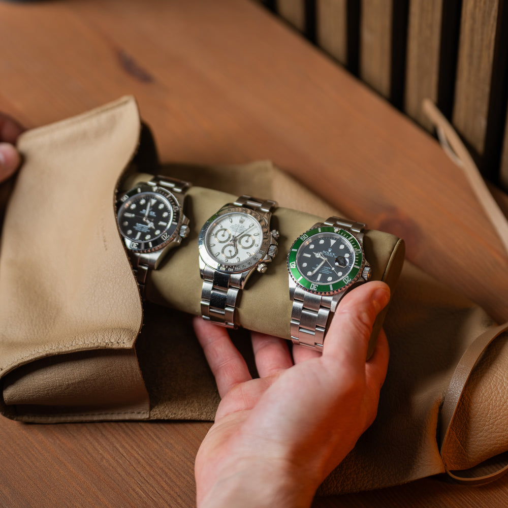 August Sandgren - Light Brown Leather Roll