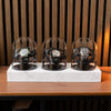 Orbital Watch Winder - White Marble Trio