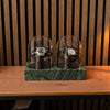 Orbital Watch Winder - Green Marble Duo