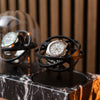 Orbital Watch Winder - Black Marble Duo