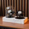 Orbital Watch Winder - White Marble Duo
