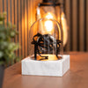 Orbital Watch Winder - Single White Marble