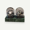 Orbital Watch Winder - Green Marble Duo
