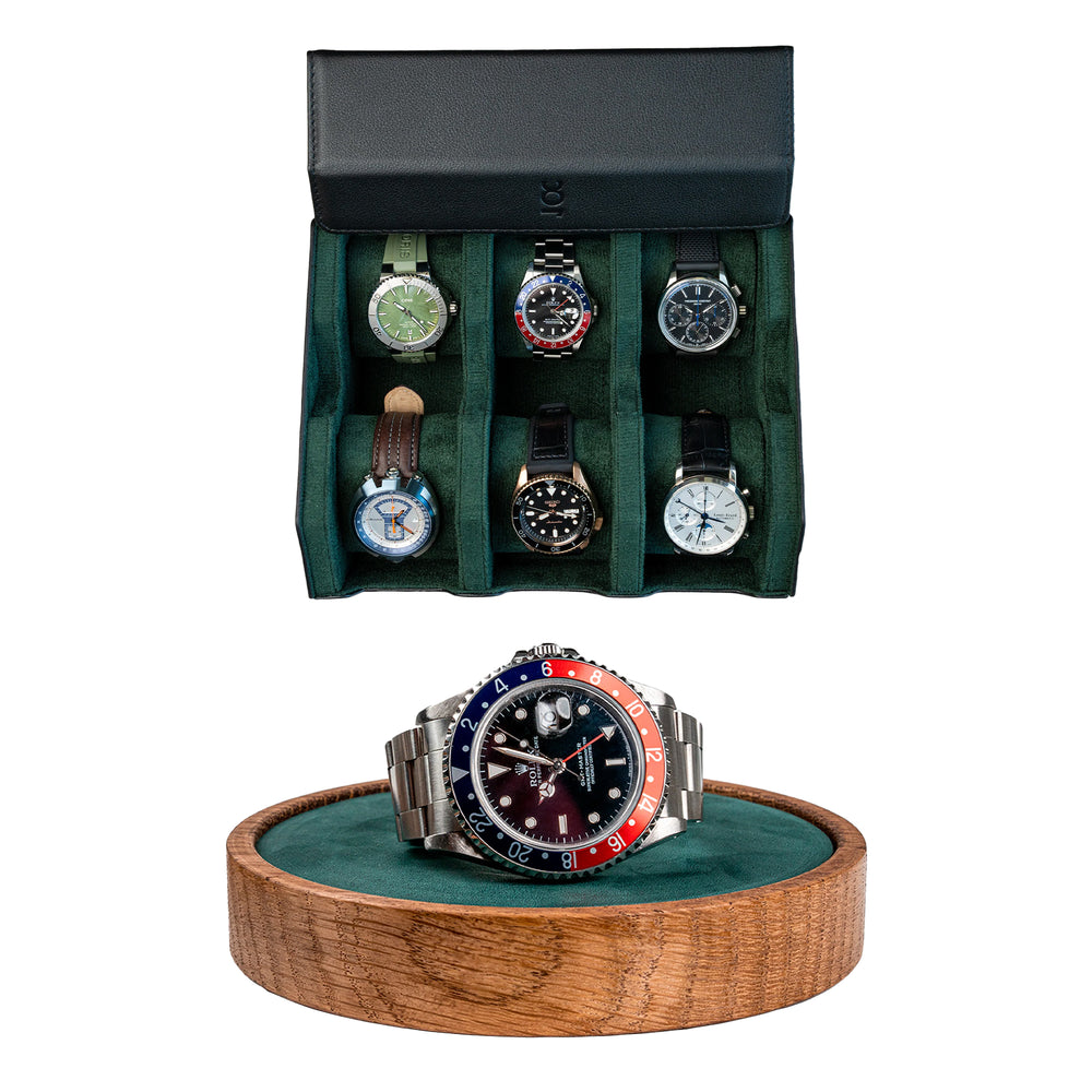 Make your own set (6 Slot Watchbox + Watchmat)