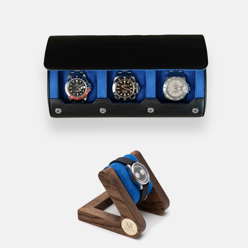 Watch Roll Large + Morelund Watch Stand