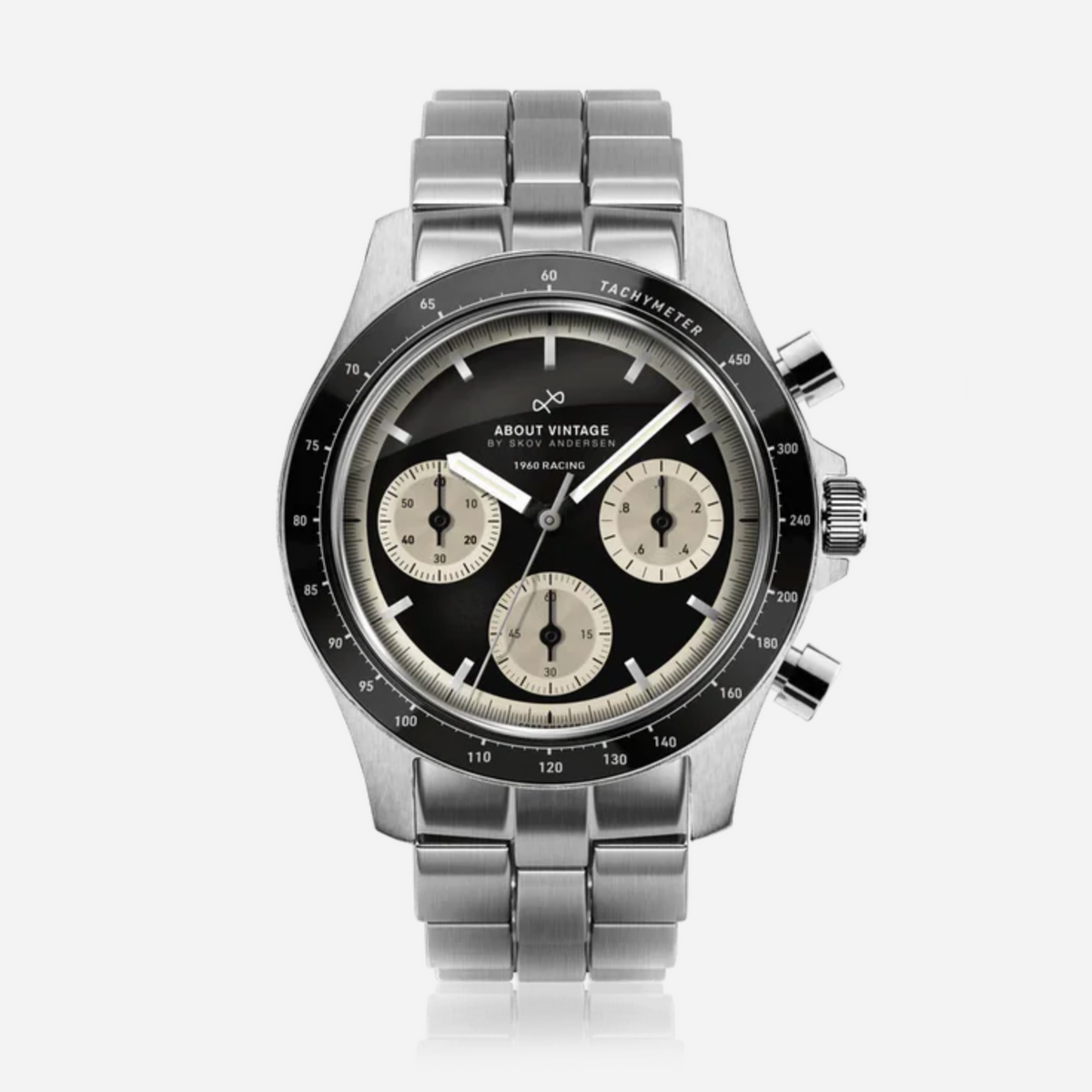 時計 ABOUT VINTAGE 1960 RACING CHRONOGRAPH About Vintage Racing Chronograph 1960 Steel / Black - $452 - Free