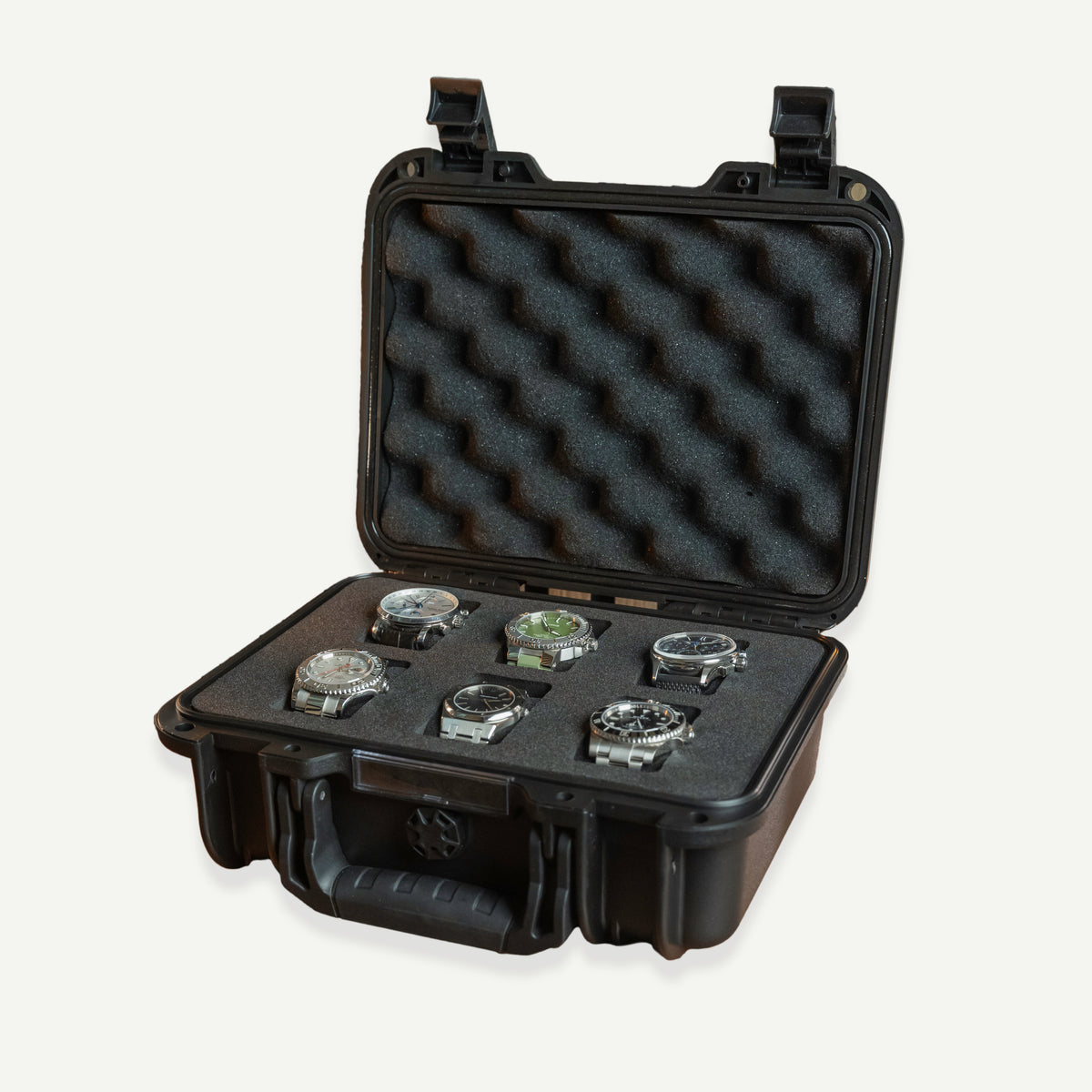 All Black 6 Slot Watch Box - €139 - Free shipping