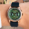 LÈRIN Hybrid Chronograph - Pine Green Gold