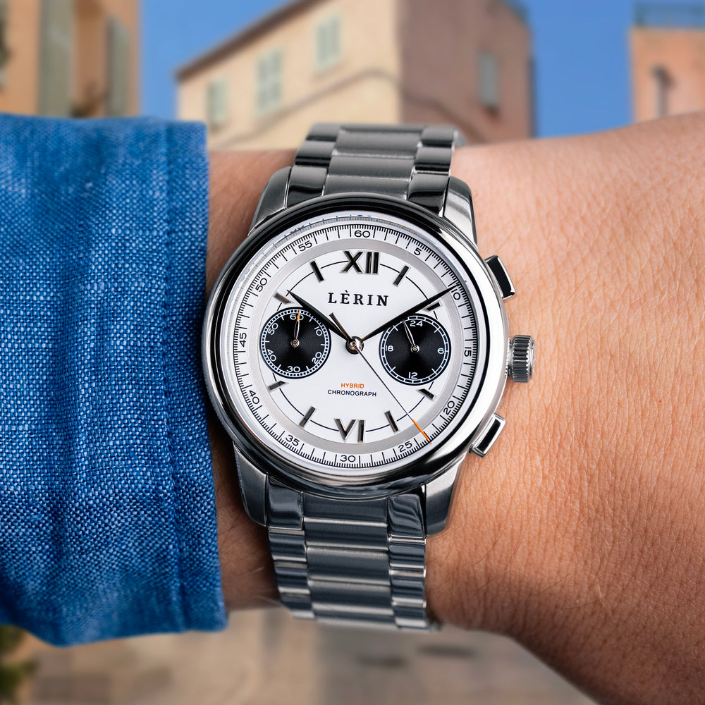 LÈRIN Hybrid Chronograph - Arctic White