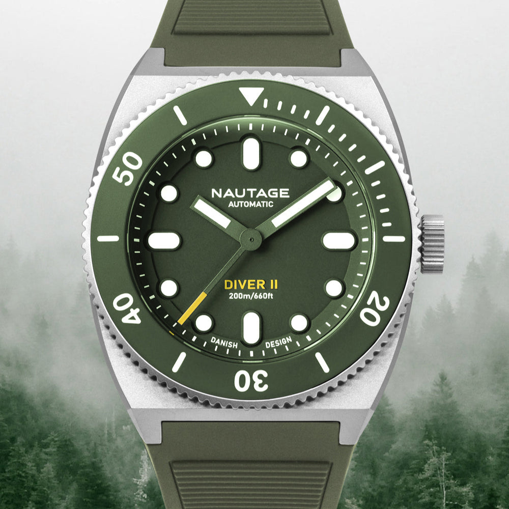 Nautage Diver II - Silver Green